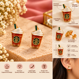 Cappuccino Stud Earrings