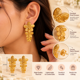 Triple Layer Flower Earrings