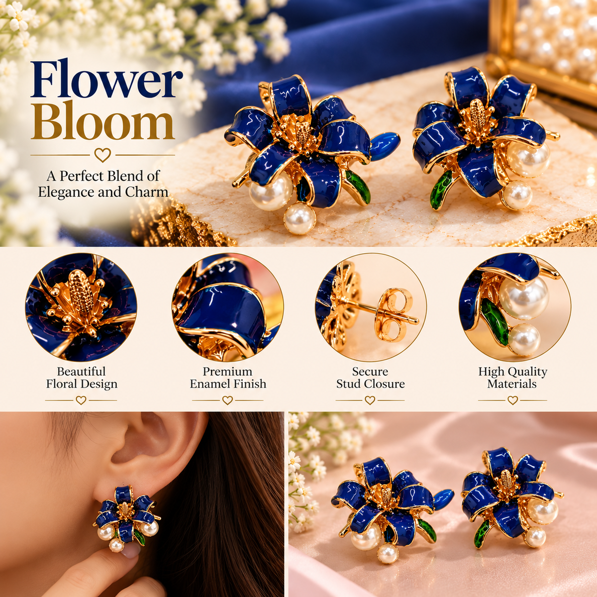 Flower Bloom Earrings