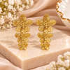 Triple Layer Flower Earrings