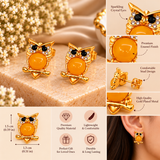 Owl Stone Stud