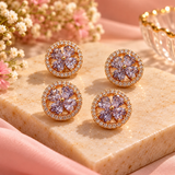 Crystal Round Stud
