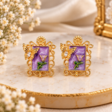 Vintage Enamel Stud