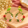 Garden Glory Loop Earrings