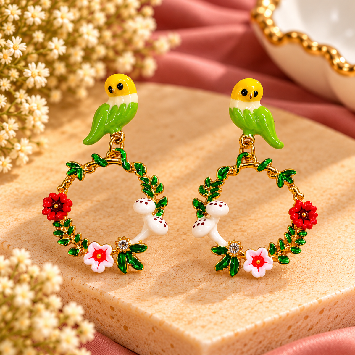 Garden Glory Loop Earrings