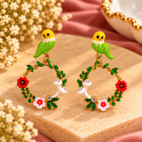 Garden Glory Loop Earrings