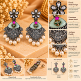 Oxidised Glamour Earrings