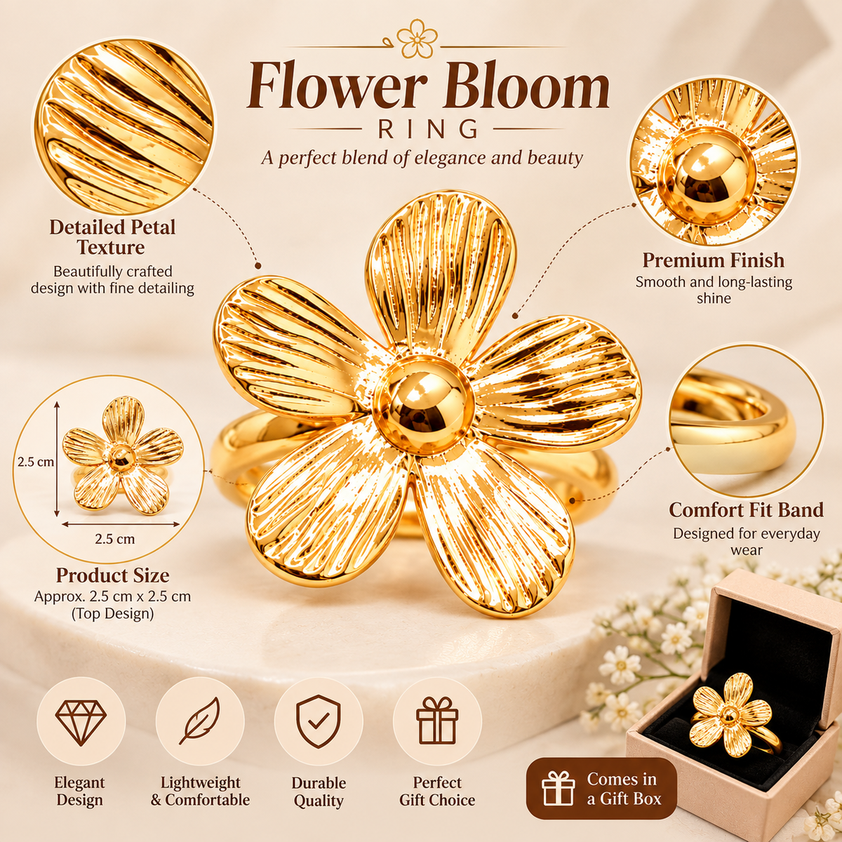 Flower Bloom Ring