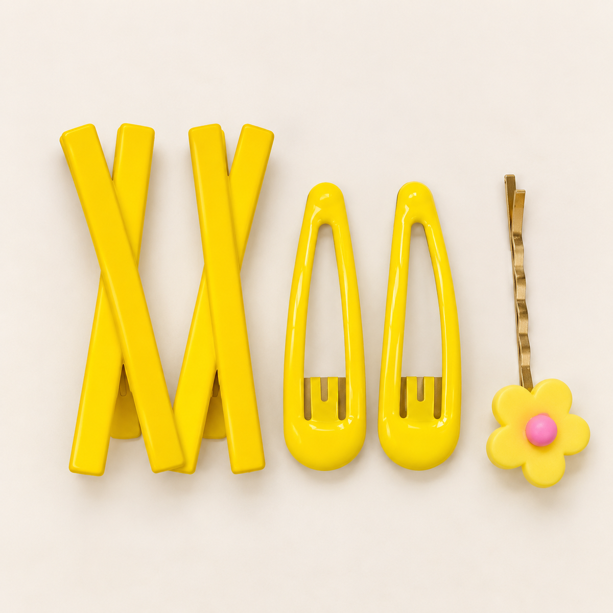 Cute Flower Hair Clips
