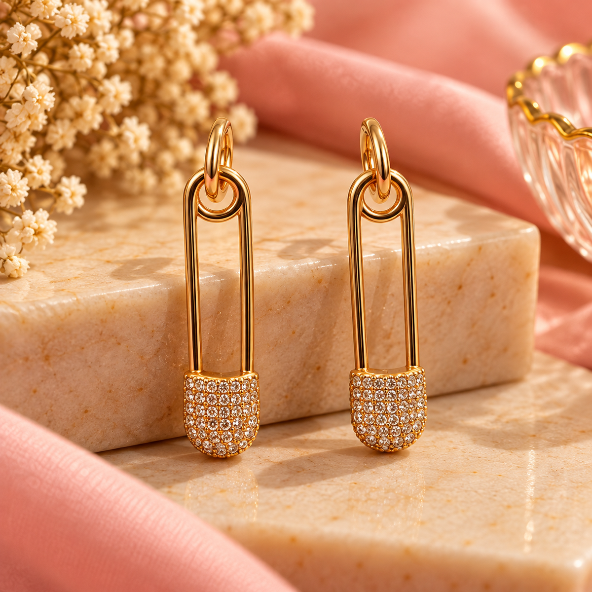 Safety Pin Earrings