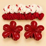 Flower Combo Hair Clips
