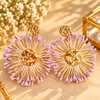 Golden Glow Statement Earrings