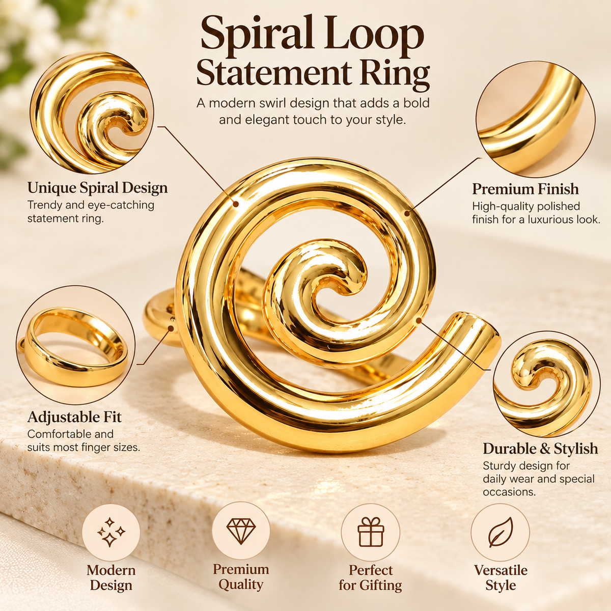 Spiral Loop Statement Ring
